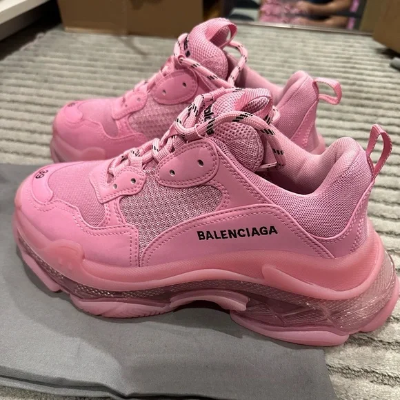 Balenciaga Triple S Pink 43 バレンシアガ Shoes Size 9US/42EU - Balenciaga Triple S Pink 100% Authentic